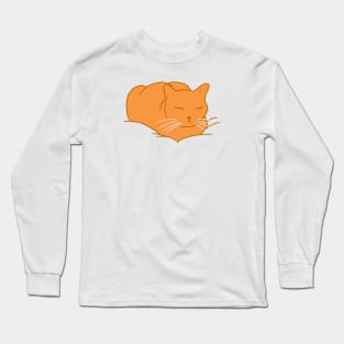 Loaf of Cat - orange Long Sleeve T-Shirt